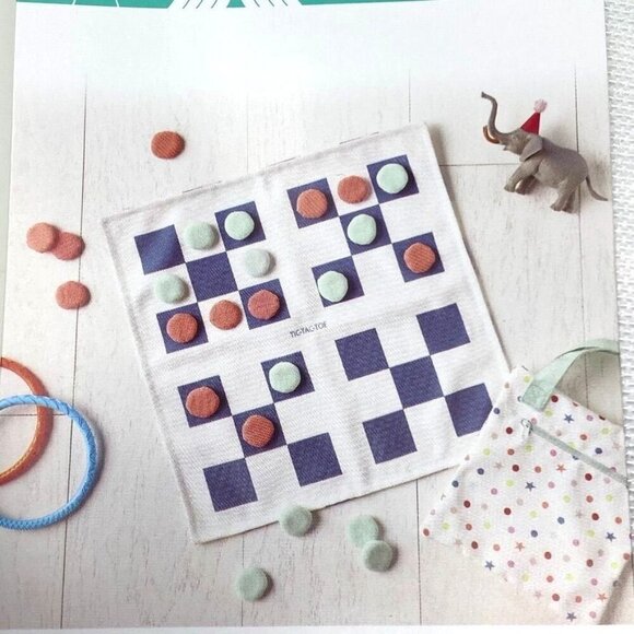 Target Checkerboard Tic-Tac-Toe Kids' Interactive Play 2-in-1 Board Game Set - Picture 6 of 6
